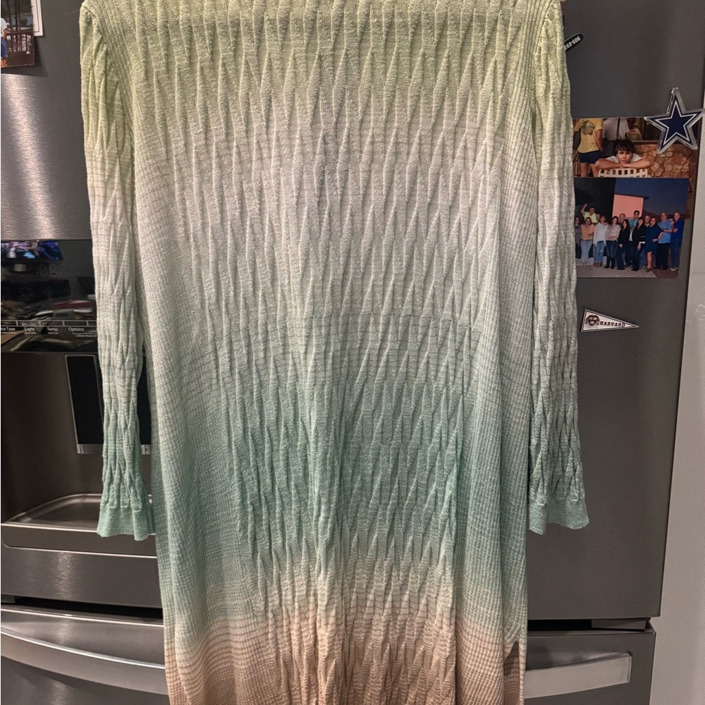 Ruby Rd. Light Green Knit Sweater - Picture 2 of 3